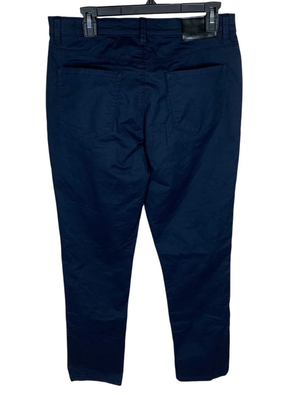Men's English Laundry Navy Blue Flat Front Straight Leg Tech Pants Size 32X34
